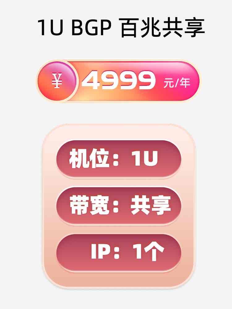 湖南百兆共享服务器托管价格
